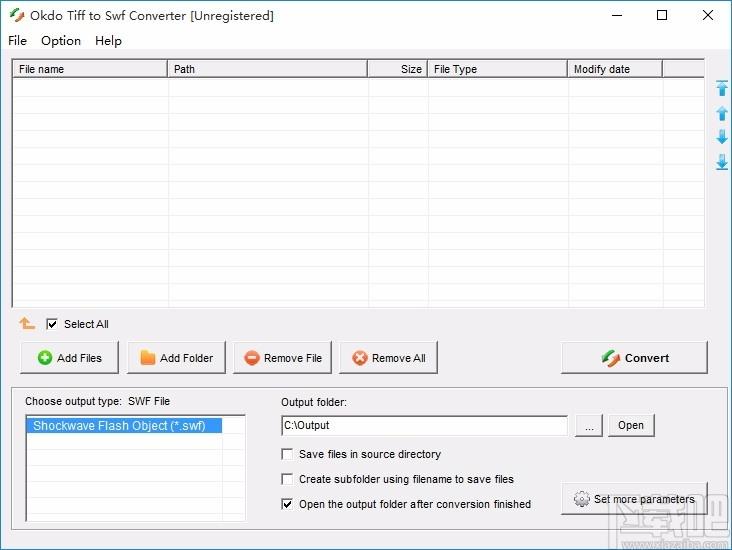 Okdo Tiff to Swf Converter,Tiff图像转Swf工具,图片转换