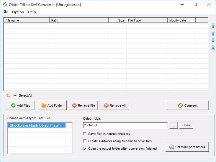Okdo Tiff to Swf Converter,Tiff图像转Swf工具,图片转换